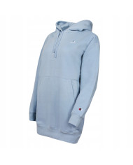 Bluza damska Champion MAXI HOODED SWEATSHIRT 115481BS096 Niebieska - Sklep online Mastersport