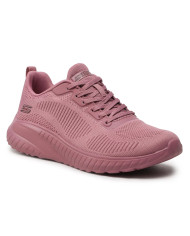 Buty damskie Skechers BOBS SQUAD CHAOS 117209RAS Różowe - Sklep online Mastersport