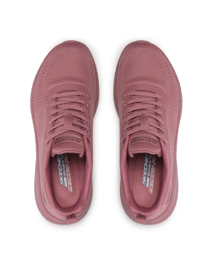 Buty damskie Skechers BOBS SQUAD CHAOS 117209RAS Różowe - Sklep online Mastersport
