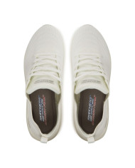 Buty damskie Skechers BOBS B FLEX LO GRACEFUL STRIDE 117591WHT Białe - Sklep online Mastersport
