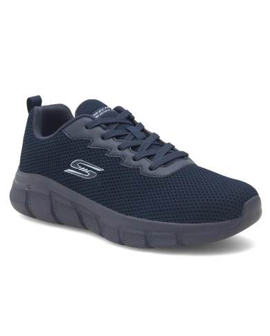 Buty męskie Skechers BOBS B FLEX CHILL EDGE 118106NVY Niebieskie - Sklep online Mastersport