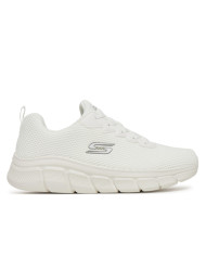Buty męskie Skechers BOBS B FLEX CHILL EDGE 118106OFWT Białe - Sklep online Mastersport