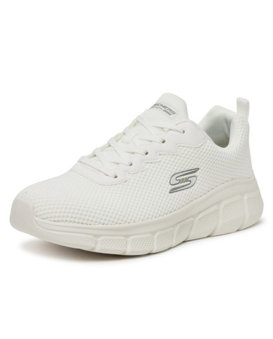 Buty męskie Skechers BOBS B FLEX CHILL EDGE 118106OFWT Białe - Sklep online Mastersport