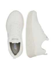 Buty męskie Skechers BOBS B FLEX CHILL EDGE 118106OFWT Białe - Sklep online Mastersport