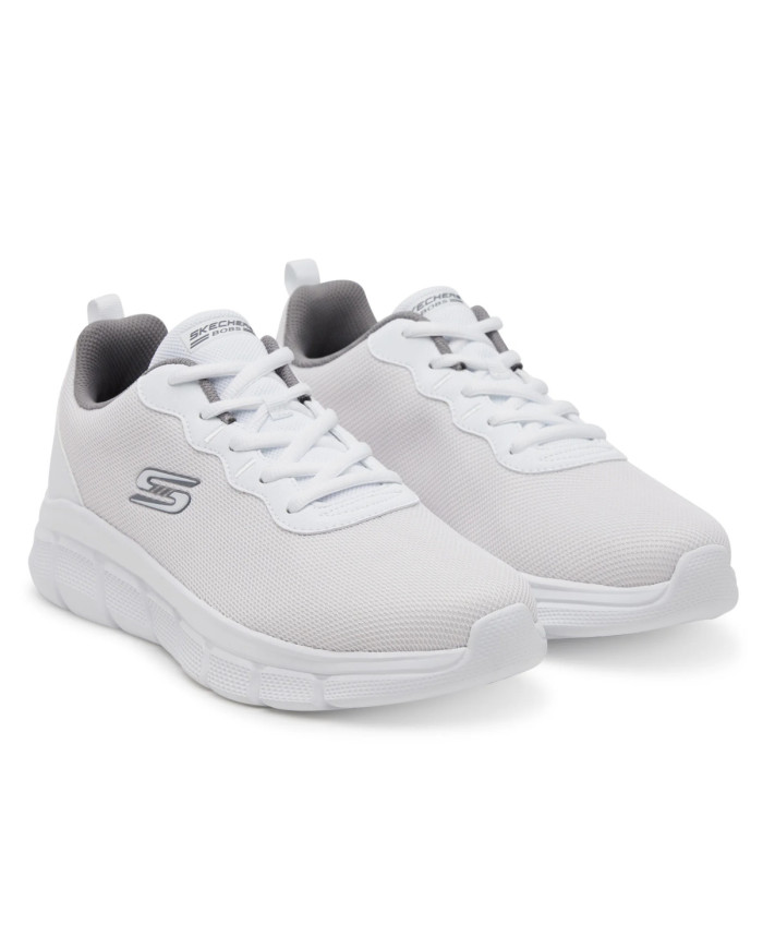 Buty męskie Skechers BOBS B FLEX ICY EDGE 118109W Białe - Sklep online Mastersport