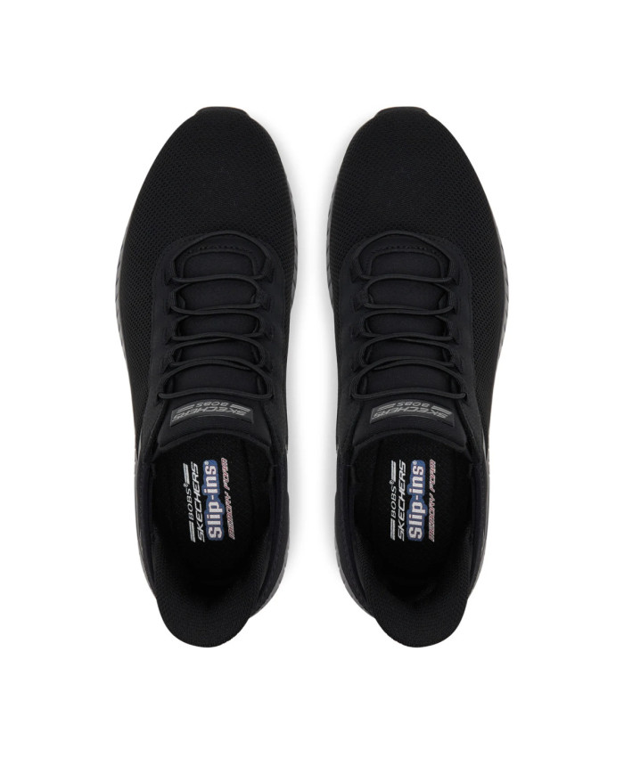 Buty męskie Skechers BOBS SQUAD CHAOS TOUGH WALK 118303BBK Czarne - Sklep online Mastersport