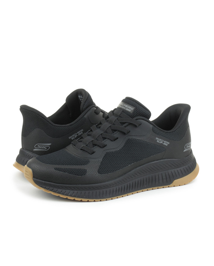 Buty męskie Skechers BOBS SQUAD 4 118423BBK Czarne - Sklep online Mastersport