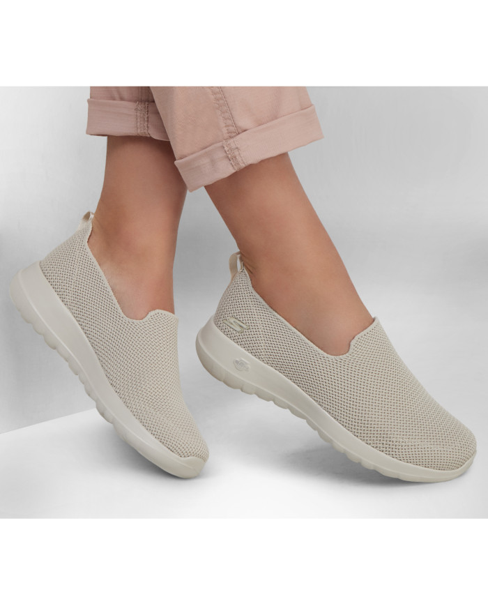 Buty damskie Skechers GO WALK JOY SENSATIONAL DAY 124187TPE Beżowe - Sklep online Mastersport