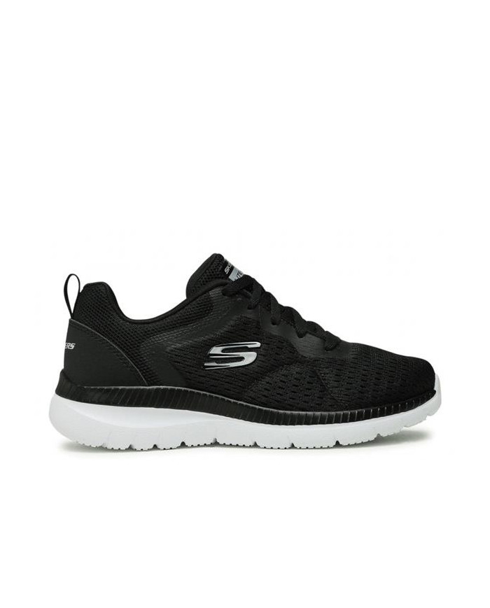 Buty damskie Skechers BOUNTIFUL QUICK PATH 12607BKW Czarne - Sklep online Mastersport