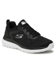 Buty damskie Skechers BOUNTIFUL QUICK PATH 12607BKW Czarne - Sklep online Mastersport