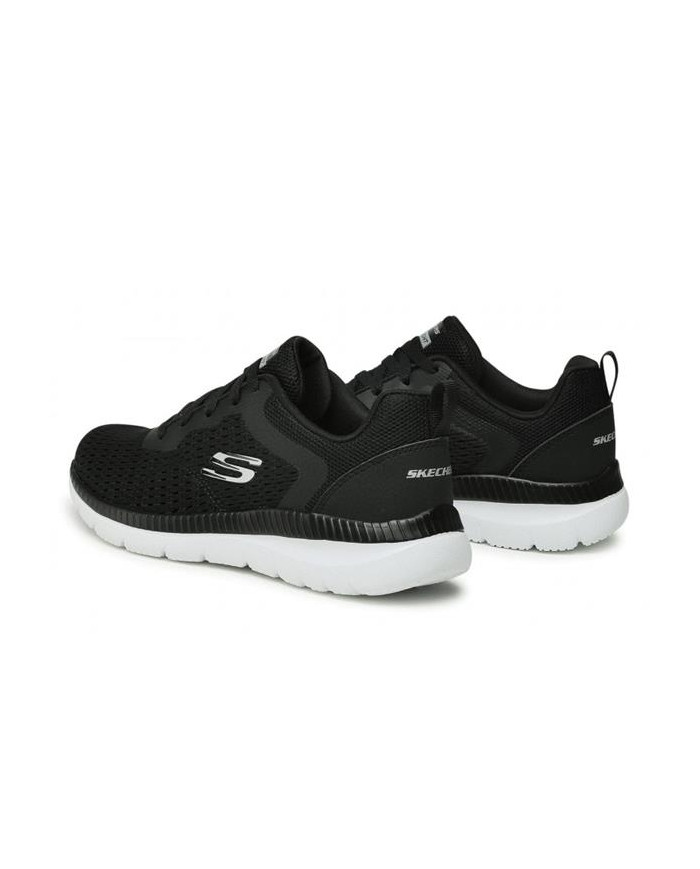 Buty damskie Skechers BOUNTIFUL QUICK PATH 12607BKW Czarne - Sklep online Mastersport
