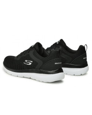 Buty damskie Skechers BOUNTIFUL QUICK PATH 12607BKW Czarne - Sklep online Mastersport