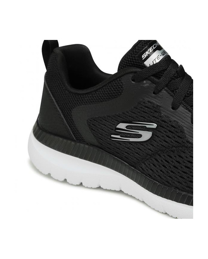 Buty damskie Skechers BOUNTIFUL QUICK PATH 12607BKW Czarne - Sklep online Mastersport