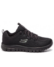 Buty damskie Skechers GRACEFUL GET CONNECTED 12615BBK Czarne - Sklep online Mastersport