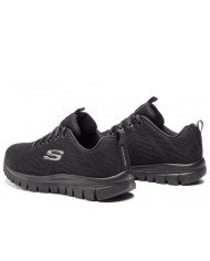 Buty damskie Skechers GRACEFUL GET CONNECTED 12615BBK Czarne - Sklep online Mastersport