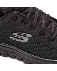 Buty damskie Skechers GRACEFUL GET CONNECTED 12615BBK Czarne - Sklep online Mastersport