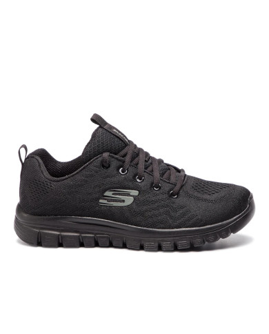 Buty damskie Skechers GRACEFUL GET CONNECTED 12615WBBK Czarne - Sklep online Mastersport