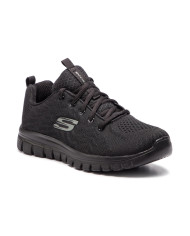 Buty damskie Skechers GRACEFUL GET CONNECTED 12615WBBK Czarne - Sklep online Mastersport