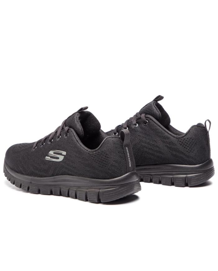 Buty damskie Skechers GRACEFUL GET CONNECTED 12615WBBK Czarne - Sklep online Mastersport