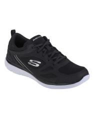 Buty damskie Skechers SUMMITS SUITED 12982BKW Czarne - Sklep online Mastersport