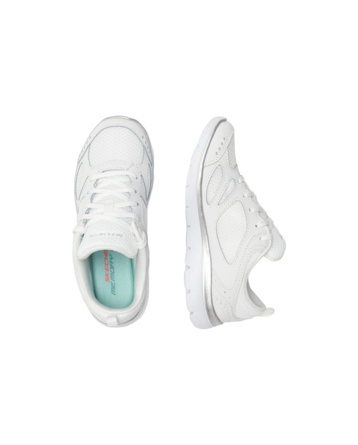 Buty damskie Skechers SUMMITS SUITED 12982WSL Białe - Sklep online Mastersport