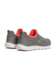 Buty damskie Skechers SUMMITS FAST ATTRACTION 149036GYHP Szare - Sklep online Mastersport