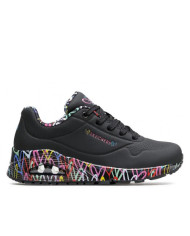 Buty damskie Skechers UNO LOVING LOVE 155506BBK Czarne - Sklep online Mastersport