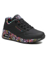 Buty damskie Skechers UNO LOVING LOVE 155506BBK Czarne - Sklep online Mastersport