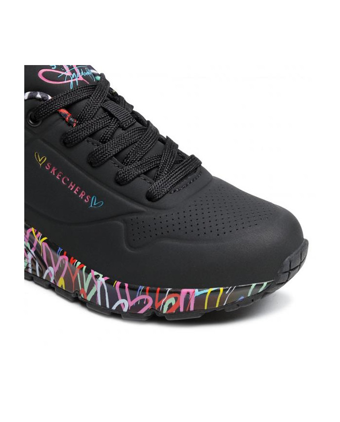 Buty damskie Skechers UNO LOVING LOVE 155506BBK Czarne - Sklep online Mastersport