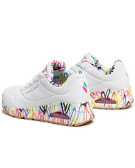 Buty damskie Skechers UNO LOVING LOVE 155506WHT Białe - Sklep online Mastersport
