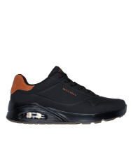 Buty męskie Skechers UNO SUITED ON AIR 183004BBK Czarne - Sklep online Mastersport
