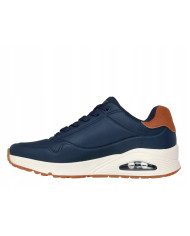 Buty męskie Skechers UNO SUITED ON AIR 183004NVY Granatowe - Sklep online Mastersport