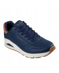 Buty męskie Skechers UNO SUITED ON AIR 183004NVY Granatowe - Sklep online Mastersport
