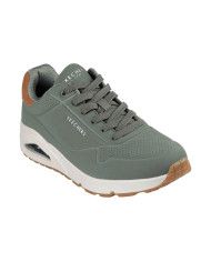 Buty męskie Skechers UNO SUITED ON AIR 183004OLV Zielone - Sklep online Mastersport
