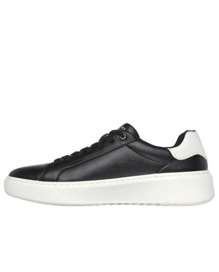 Buty męskie Skechers COURT BREAK SUIT SNEAKER 183175BLK Czarne - Sklep online Mastersport