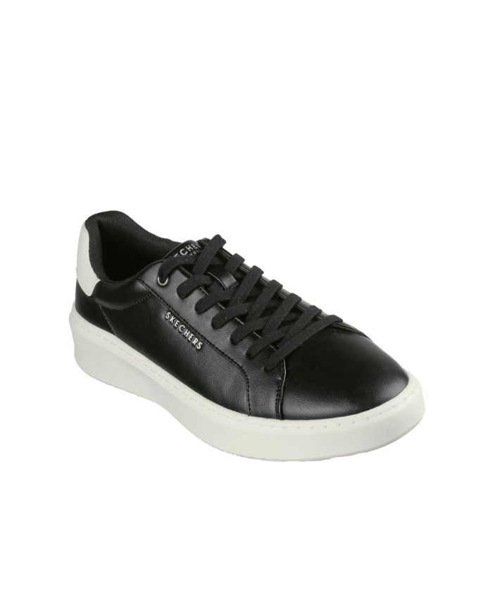 Buty męskie Skechers COURT BREAK SUIT SNEAKER 183175BLK Czarne - Sklep online Mastersport
