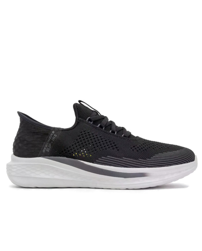 Buty męskie Skechers SLADE QUINTO 210810BLK Czarne - Sklep online Mastersport