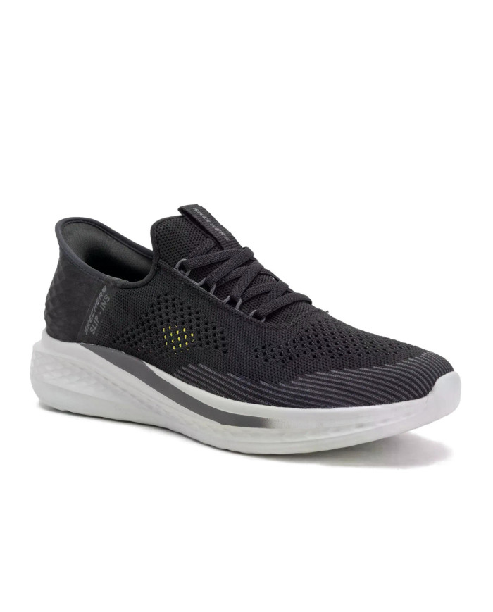Buty męskie Skechers SLADE QUINTO 210810BLK Czarne - Sklep online Mastersport