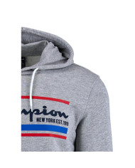 Bluza męska Champion HOODED SWEATSHIRT 214297EM006 Szara - Sklep online Mastersport