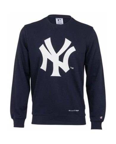 Bluza męska Champion CREWNECK SWEATSHIRT 214641BS501 Niebieska - Sklep online Mastersport