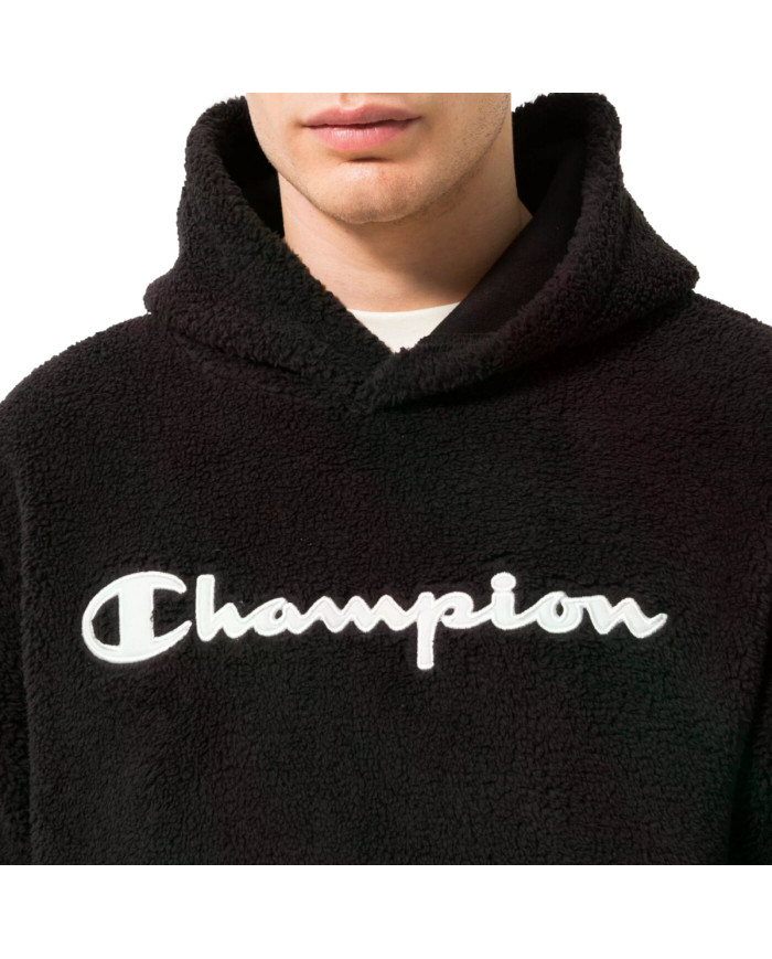 Bluza męska Champion HOODED TOP 214973KK002 Czarna - Sklep online Mastersport