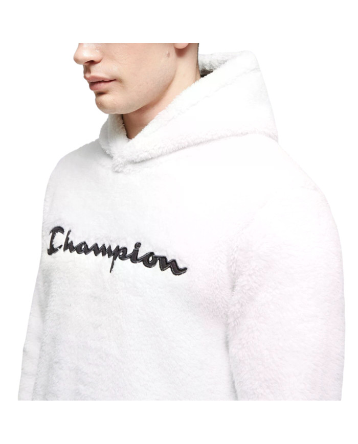 Bluza męska Champion HOODED TOP 214973WW033 Biała - Sklep online Mastersport