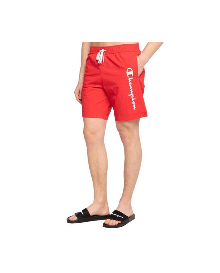 Szorty męskie Champion BEACHSHORT 216069RS005 Czerwone - Sklep online Mastersport