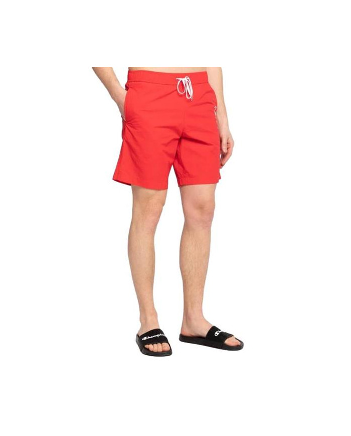 Szorty męskie Champion BEACHSHORT 216069RS005 Czerwone - Sklep online Mastersport