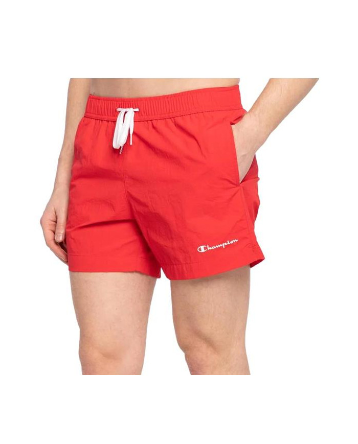 Szorty męskie Champion BEACHSHORT 216069RS046 Czerwone - Sklep online Mastersport