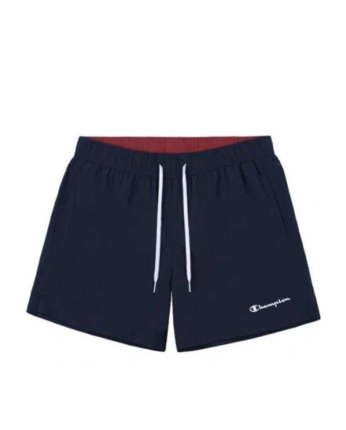 Szorty męskie Champion BEACHSHORT 216074BS517 Niebieskie - Sklep online Mastersport