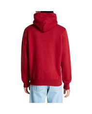 Bluza męska Champion HOODED SWEATSHIRT 216470RS506 Czerwona - Sklep online Mastersport