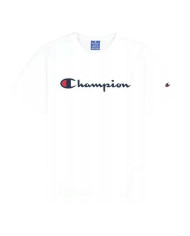 Koszulka męska Champion CREWNECK T-SHIRT 216473WW001 Biała - Sklep online Mastersport