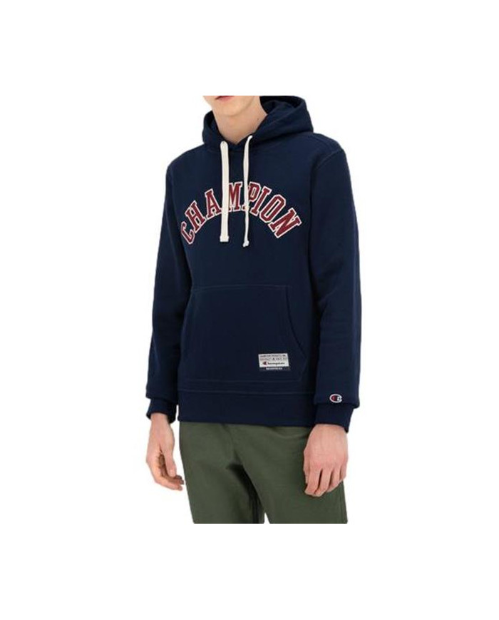 Bluza męska Champion HOODED SWEATSHIRT 216569BS538 Niebieska - Sklep online Mastersport