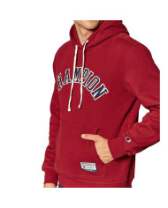 Bluza męska Champion HOODED SWEATSHIRT 216569RS506 Czerwona - Sklep online Mastersport